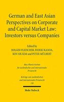 German and East Asian Perspectives on Corporate and Capital Market Law