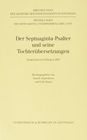 Der Septuaginta-Psalter Und Seine Tochterubersetzungen