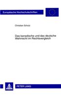 Kanadische Und Das Deutsche Wehrrecht Im Rechtsvergleich
