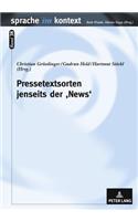 Pressetextsorten Jenseits Der 'News'