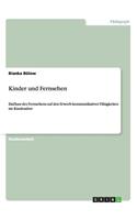 Kinder und Fernsehen