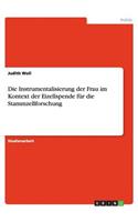 Die Instrumentalisierung der Frau im Kontext der Eizellspende für die Stammzellforschung: (German)