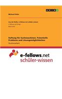 Haftung für Suchmaschinen. Potentielle Probleme und Lösungsmöglichkeiten: (German)
