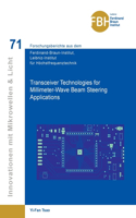 Transceiver Technologies for Millimeter-Wave Beam Steering Applications