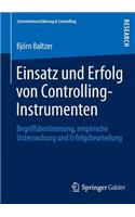 Einsatz Und Erfolg Von Controlling-Instrumenten