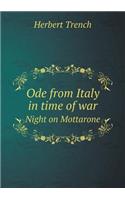 Ode from Italy in Time of War Night on Mottarone