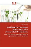Mod�lisation Des Effets �cotoxiques d''un Micropolluant Organique