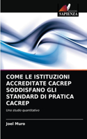 Come Le Istituzioni Accreditate Cacrep Soddisfano Gli Standard Di Pratica Cacrep