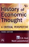 History Of Economic Thought : A Critical Perspective