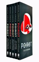 Hercule Poirot Series Collection 5 Books Set By Agatha Christie (The Big Four, The Murder of Roger Ackroyd, The Murder on the Links, The Mysterious Affair at Styles, Poirot Investigates)