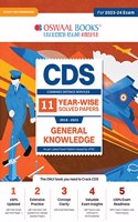 Oswaal CDS Combined Defence Services Yearwise (2018-2023) 11 Solved Papers General Knowledge (For 2023-24 Exam)