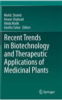 Recent Trends in Biotechnology and Therapeutic Applications of Medicinal Plants