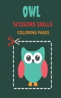 Owl Scissors Skills Coloring Pages