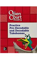 Open Court Reading, Practice Predecodable and Decodable 4-Color Takehome, Grade K