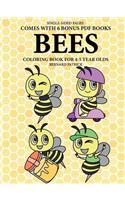 Coloring Books for 4-5 Year Olds (Bees)