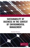 Sustainability of Business in the Context of Environmental Management