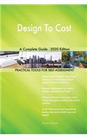 Design To Cost A Complete Guide - 2020 Edition
