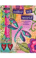 Color My World 2018 Monthly Pocket Planner (Diary Pocket)