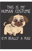 Pug Pet Notebook Journal