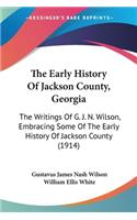 Early History Of Jackson County, Georgia