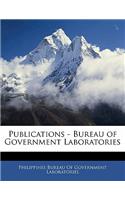 Publications - Bureau of Government Laboratories