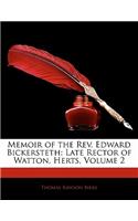 Memoir of the REV. Edward Bickersteth