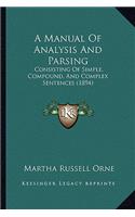Manual of Analysis and Parsing