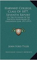 Harvard College, Class Of 1877, Seventh Report