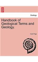 Handbook of Geological Terms and Geology.