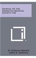 Journal of the American Oriental Society, V58