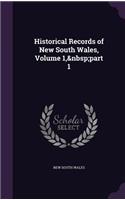 Historical Records of New South Wales, Volume 1, Part 1