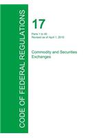 Code of Federal Regulations Title 17, Volume 1, April 1, 2015: (English)