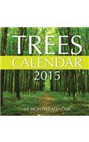 Trees Calendar 2015: 16 Month Calendar