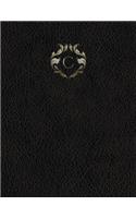Monogram "C" Grid Sketchbook