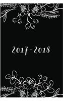 2017 - 2018 Planner, 18 Month Planner: July 2017 to December 2018, Floral