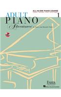 Adult Piano Adventures All-In-One Piano Course Book 1 - Book with Media Online