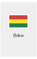 Bolivia flag minimalist notebook
