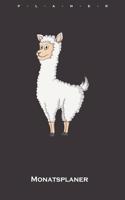 Lama Monatsplaner: Monatsübersicht (Termine, Ziele, Notizen, Wochenplan) für Lama und Alpaka Liebhaber und Freunde