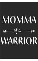 Momma of a warrior: Daily planner journal for mother/stepmother, Paperback Book With Prompts About What I Love About Mom/ Mothers Day/Birthday Gifts From Son/Daughter f