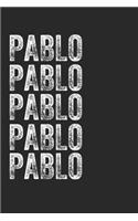 Name PABLO Journal Customized Gift For PABLO A beautiful personalized