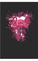 Flamingo Color Splash: Flamingos Notebook, Graph Paper (6" x 9" - 120 pages) Animal Themed Notebook for Daily Journal, Diary, and Gift