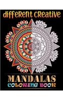 Different Creative Mandalas Coloring Book