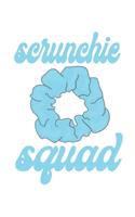 Scrunchie Squad: Blank Lined Notebook