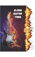 Blank Guitar Tabs - Blank Guitar Tab Sheets
