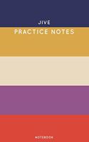 Jive Practice Notes: Cute Stripped Autumn Themed Dancing Notebook for Serious Dance Lovers - 6"x9" 100 Pages Journal