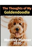 The Thoughts of My Goldendoodle: Monthly Planner