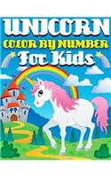 Unicorn Color By Number For Kids