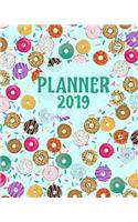 Planner 2019: Colorful Donuts and Sprinkles for the Tasteful and Sweet
