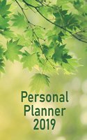 Personal Planner: Organize, Plan, and Document Everything Easily - All Year Long With This Full Size (8.5 x 11 Inches) 2019 Notebook - Leaves of Green