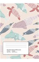 Story Paper A Draw and Write Journal 100 Pages 6.69 x 9.61